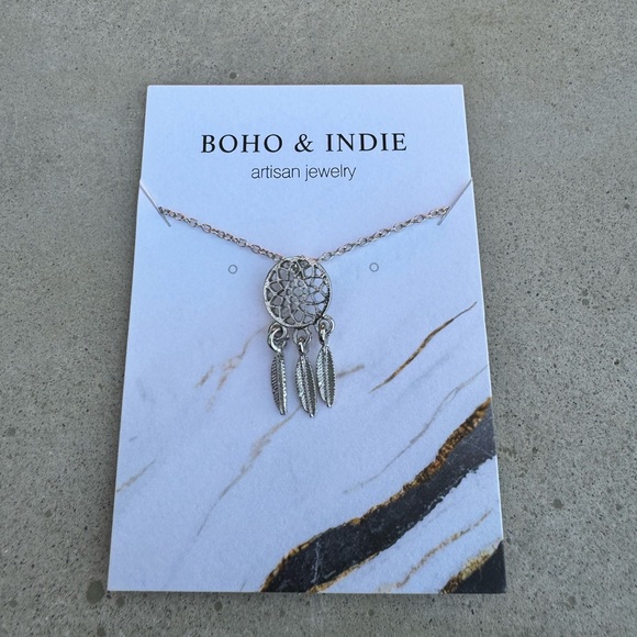 Boho & Indie Dreamcatcher Necklace - Picture 2 of 4